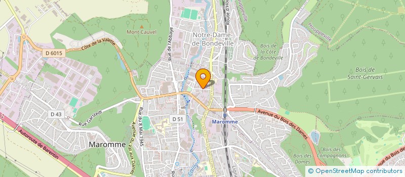 localisation de l'entreprise MORIN IMMOBILIER  MAROMME