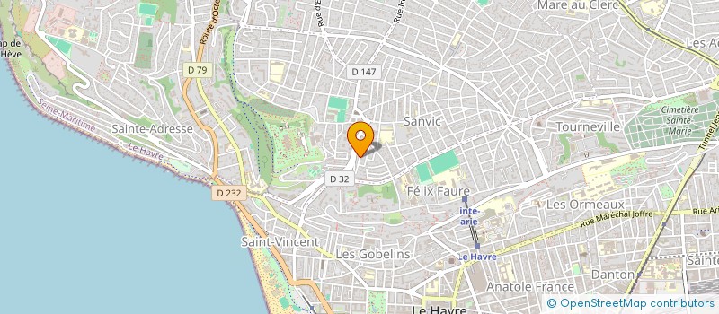 localisation de l'entreprise MORIN LE GRAND à LE HAVRE