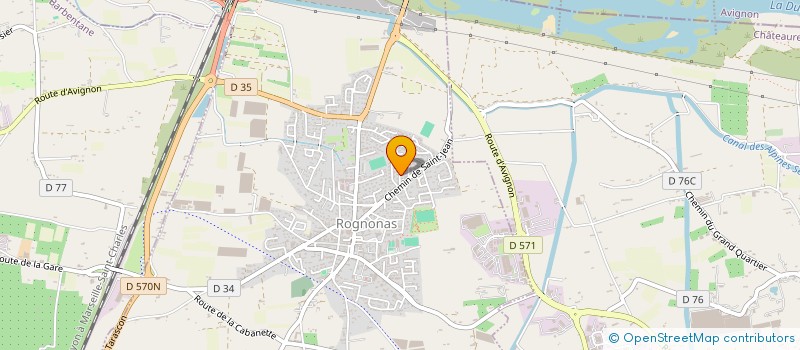 localisation de l'entreprise MORIN - LEVEQUE  ROGNONAS