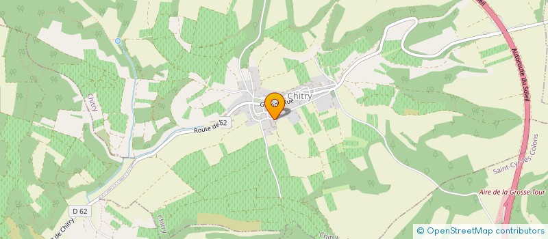 localisation de l'entreprise MORIN MARTINET  CHITRY