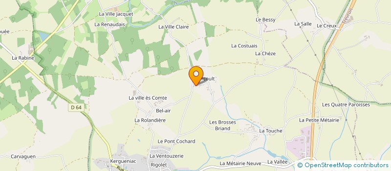 localisation de l'entreprise MORIN PARTICIPATION  PLUMAUDAN