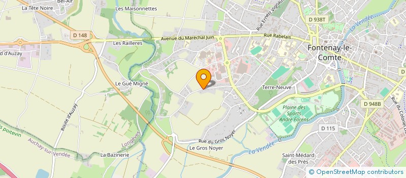 localisation de l'entreprise MORIN PERE ET FILS à FONTENAY-LE-COMTE