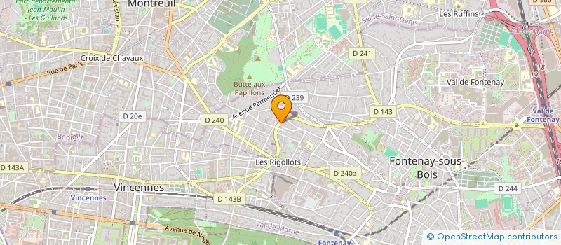 localisation de l'entreprise MORIN SERVICES à FONTENAY-SOUS-BOIS