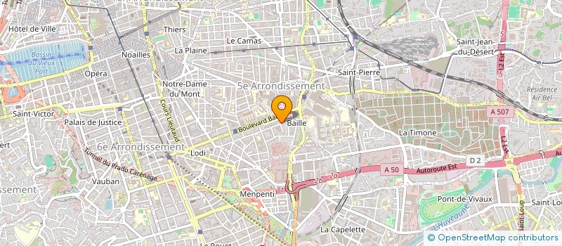 localisation de l'entreprise MORIN VIGNAU REPROGRAPHIE COPIE CONFORME à MARSEILLE