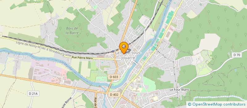 localisation de l'entreprise MORIN VOYAGES à LA FERTE-SOUS-JOUARRE