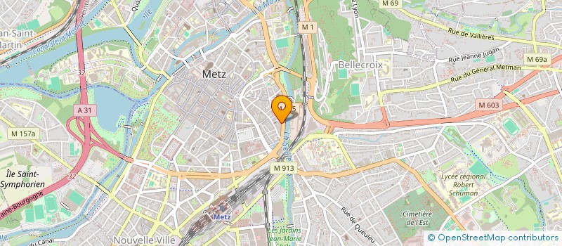 localisation de l'entreprise MORINE  METZ