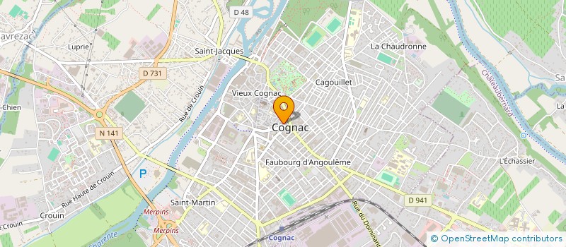 localisation de l'entreprise MORINEAU ANAIS à COGNAC