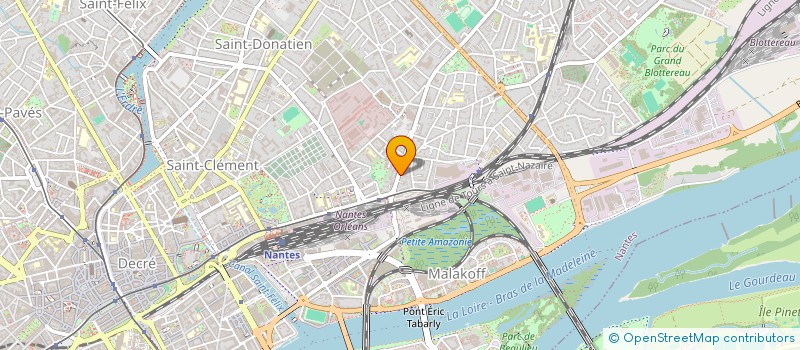 localisation de l'entreprise MORINEAU COUVERTURE à NANTES