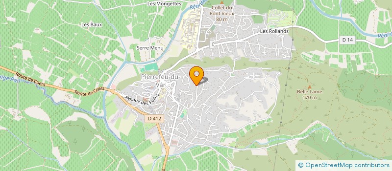 localisation de l'entreprise MORINET  PIERREFEU-DU-VAR