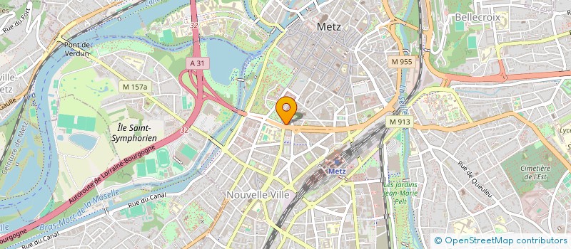 localisation de l'entreprise MORINGA  METZ