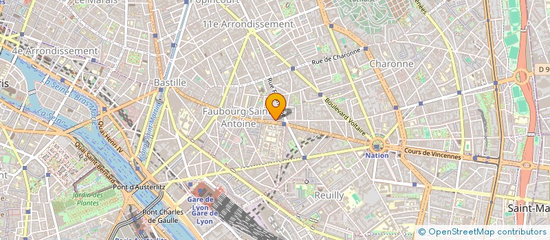 localisation de l'entreprise MORINGA & CO  PARIS 11