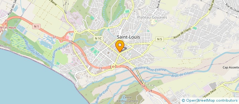 localisation de l'entreprise MORINGER à SAINT-LOUIS