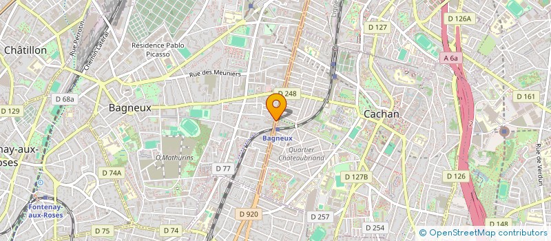 localisation de l'entreprise MORINI INDIVISION  BAGNEUX