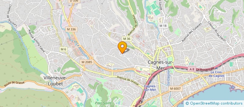 localisation de l'entreprise MORINOLA à CAGNES SUR MER