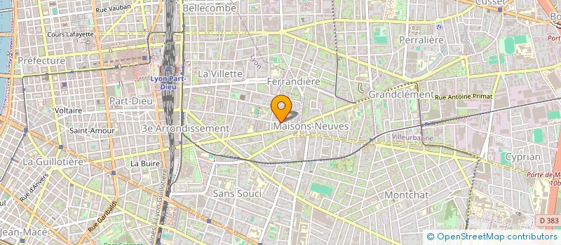 localisation de l'entreprise MORIS  LYON