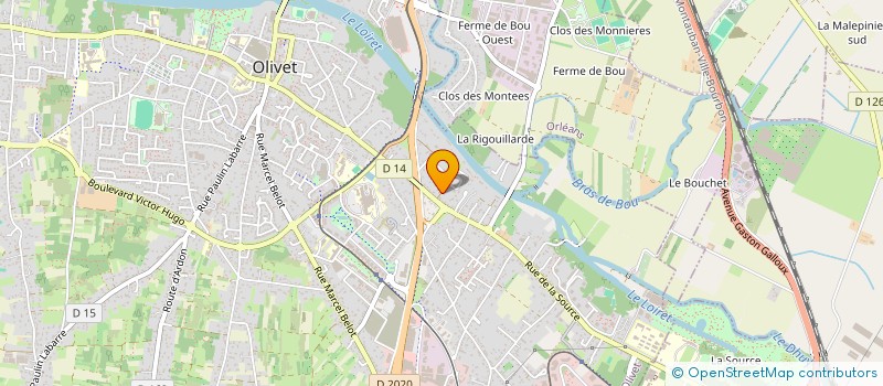 localisation de l'entreprise MORIS DOTCOM à OLIVET