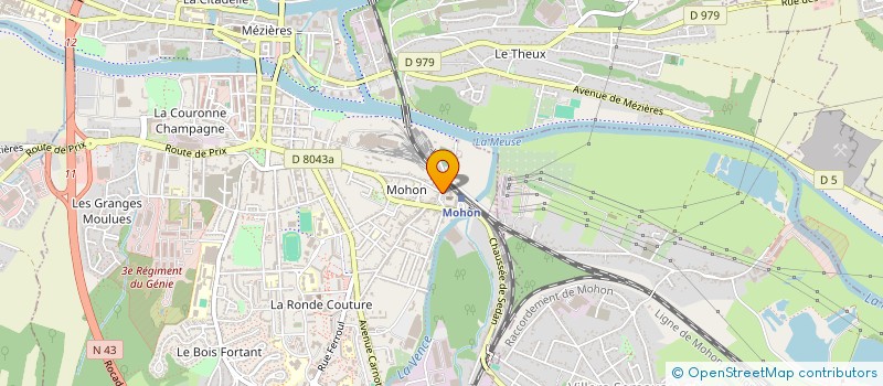 localisation de l'entreprise MORISOT CHRISTELLE  CHARLEVILLE-MEZIERES