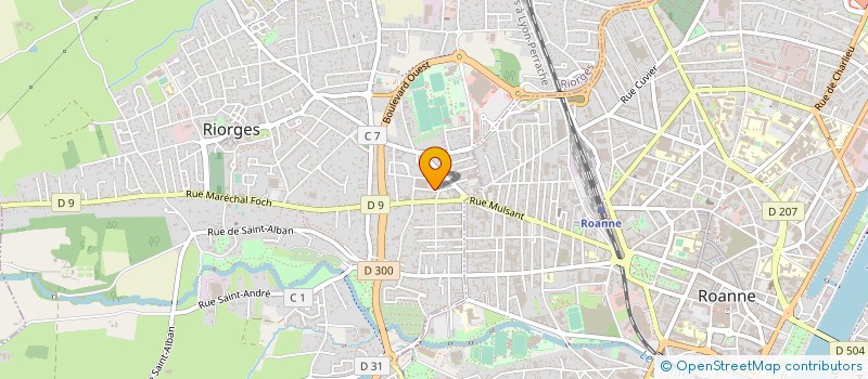localisation de l'entreprise MORISS SA à RIORGES