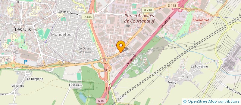 localisation de l'entreprise MORISSEAU ET GAROUSTE SOC à LES ULIS