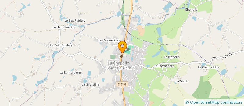 localisation de l'entreprise MORISSET à LA CHAPELLE-SAINT-LAURENT
