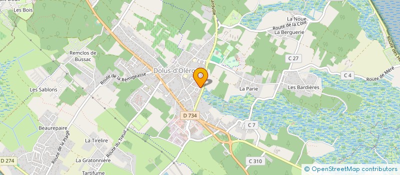 localisation de l'entreprise MORISSET  DOLUS-D'OLERON