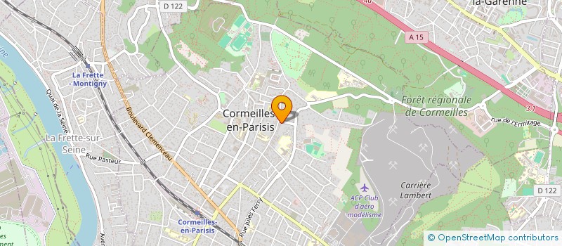 localisation de l'entreprise MORISSETTE TROPHY à CORMEILLES-EN-PARISIS