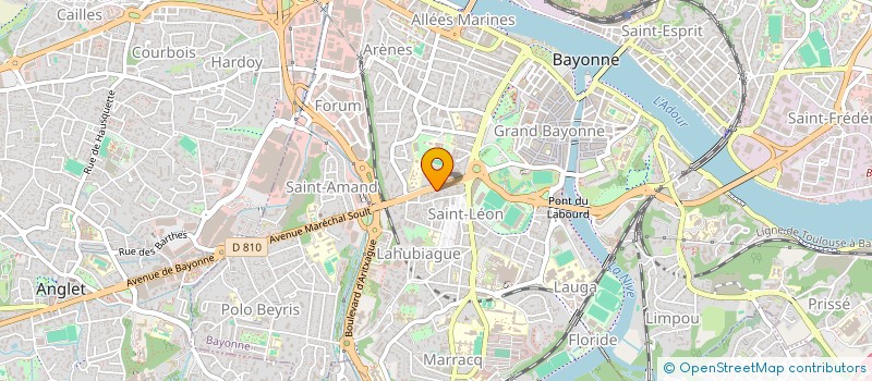 localisation de l'entreprise MORISSON à BAYONNE