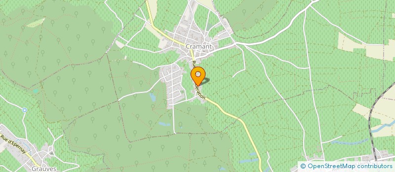 localisation de l'entreprise MORIZET à CRAMANT