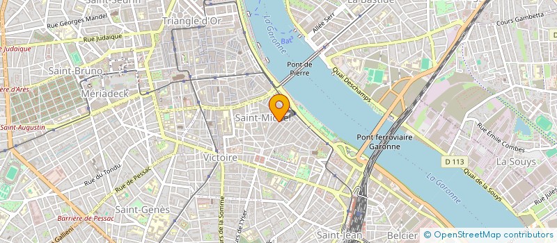 localisation de l'entreprise MORJANE SARL à BORDEAUX