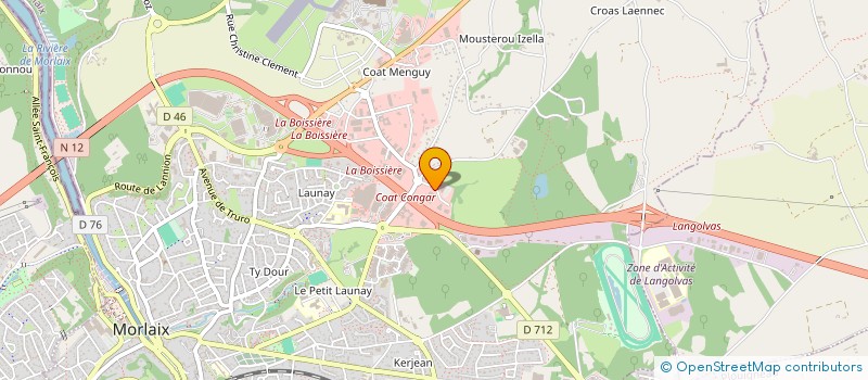 localisation de l'entreprise MORLAIX CARRELAGES à MORLAIX