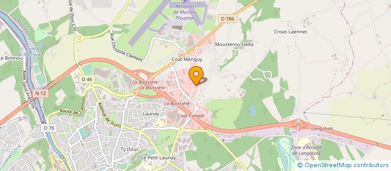 localisation de l'entreprise MORLAIX LANMEUR ELEVAGE à MORLAIX
