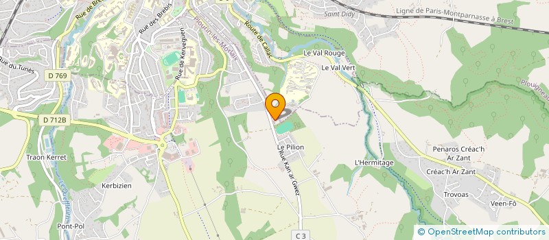 localisation de l'entreprise MORLAIX LEON APPROS - MLA à SAINT-MARTIN-DES-CHAMPS