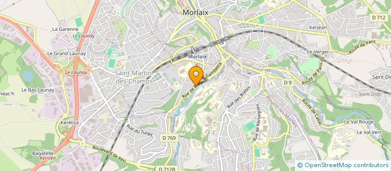 localisation de l'entreprise MORLAIX MEDICAL  SAINT-MARTIN-DES-CHAMPS