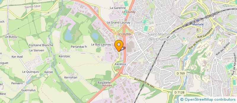 localisation de l'entreprise MORLEX  SAINT-MARTIN-DES-CHAMPS