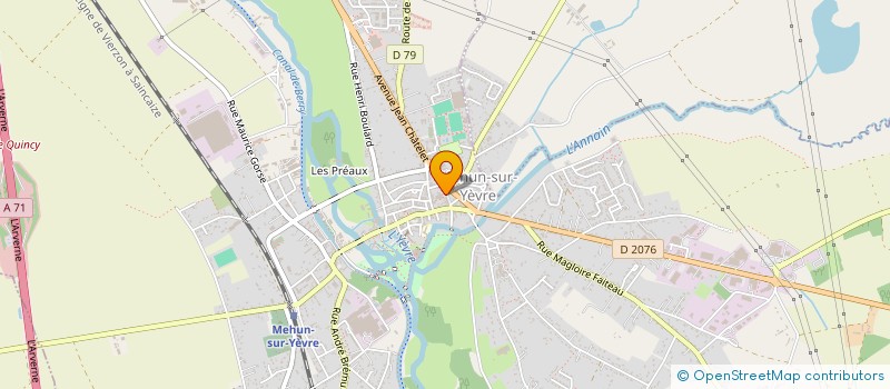 localisation de l'entreprise MORLON BARRE  MEHUN-SUR-YEVRE