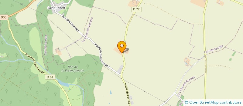 localisation de l'entreprise MORLON COUVERTURE  LA CELLE-LES-BORDES