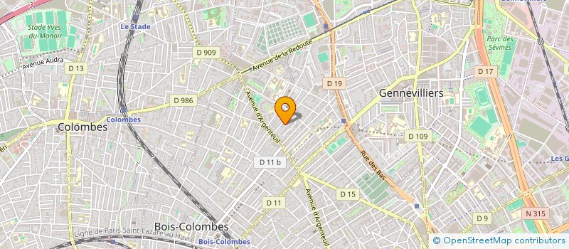 localisation de l'entreprise MORMESSE - CHARTRAIN INDIVISION  ASNIERES-SUR-SEINE