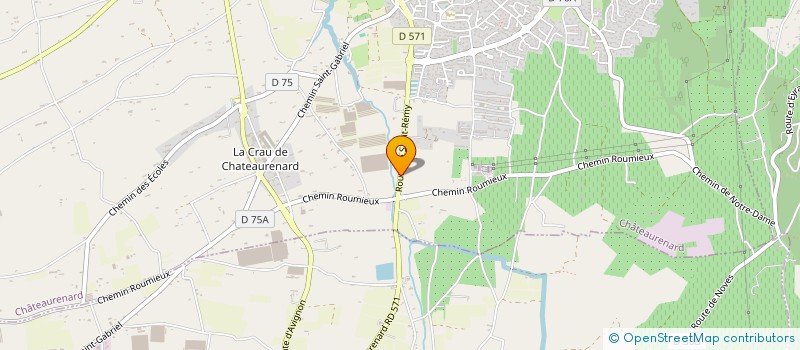 localisation de l'entreprise MORMOIRON  CHATEAURENARD