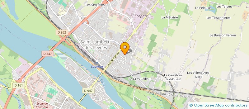 localisation de l'entreprise MORNAS à SAUMUR