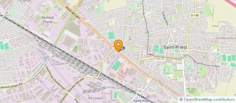 localisation de l'entreprise MORNAY SIPA  SAINT-PRIEST