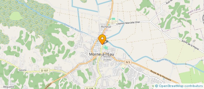 localisation de l'entreprise MORNE A L'EAU BAZAR à MORNE-A-L'EAU