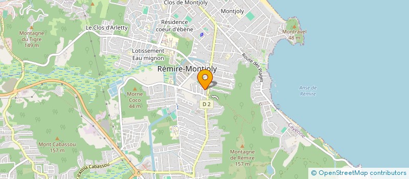 localisation de l'entreprise MORNE COCO à REMIRE-MONTJOLY