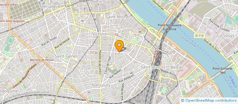 localisation de l'entreprise MORNE LONG  BORDEAUX