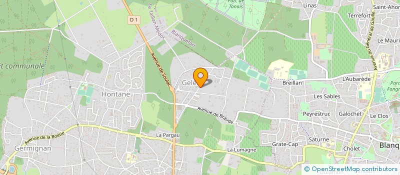 localisation de l'entreprise MORNET SA à LE TAILLAN-MEDOC