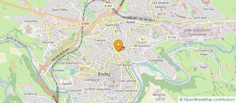 localisation de l'entreprise MORNING STAR  RODEZ