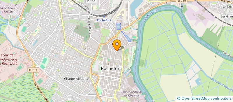 localisation de l'entreprise MORNINGSIDE  ROCHEFORT