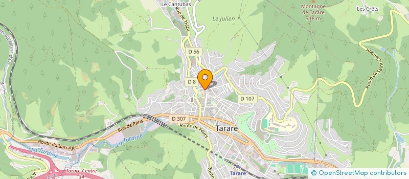 localisation de l'entreprise MORO  TARARE