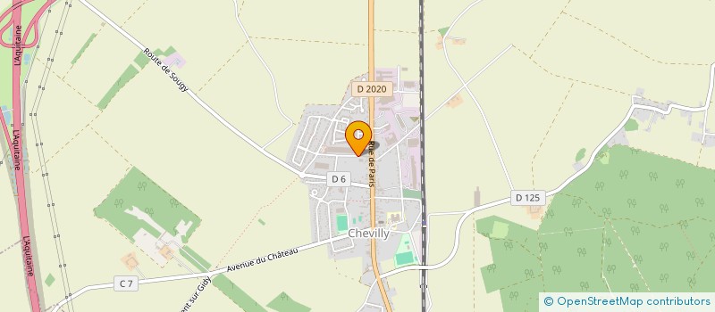 localisation de l'entreprise MORO à CHEVILLY