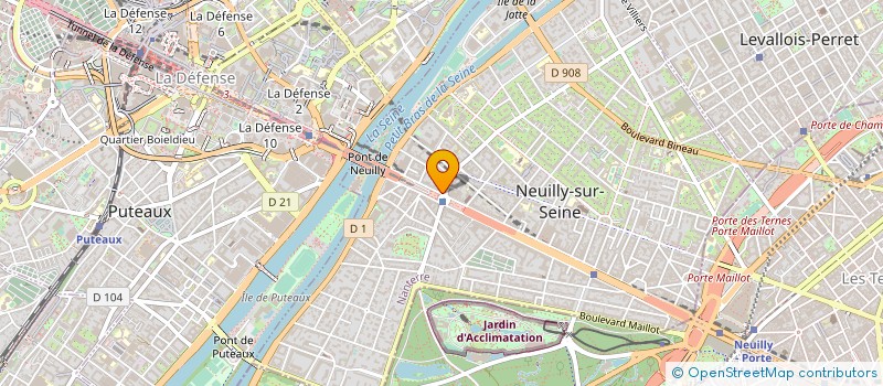 localisation de l'entreprise MOROCCO EVENTS à NEUILLY-SUR-SEINE
