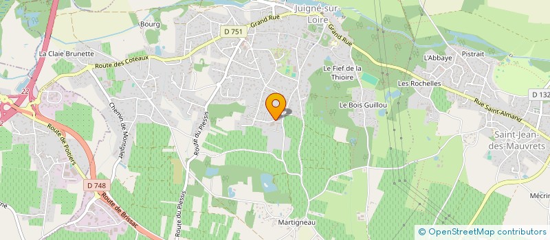 localisation de l'entreprise MORON à LES GARENNES SUR LOIRE